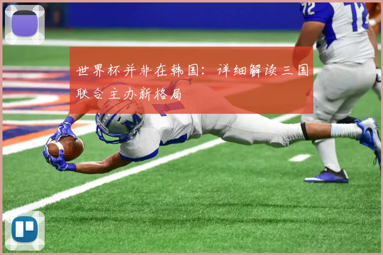 世界杯并非在韩国:详细解读三国联合主办新格局